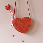 Love Heart Glitter Bag