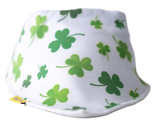 Lucky Shamrocks Organic Cotton DribbleBoo Bandana Bib