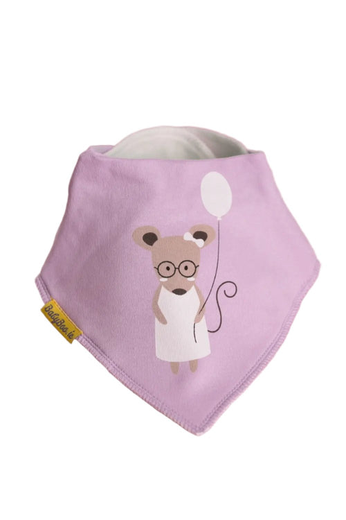 Millie the Mouse Organic Cotton DribbleBoo Bandana Bib