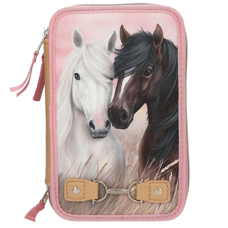 Miss Melody Triple Pencil Case DUSTY ROSE