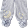 Moonlight Knitted Scarf Grey