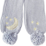 Moonlight Knitted Scarf Grey