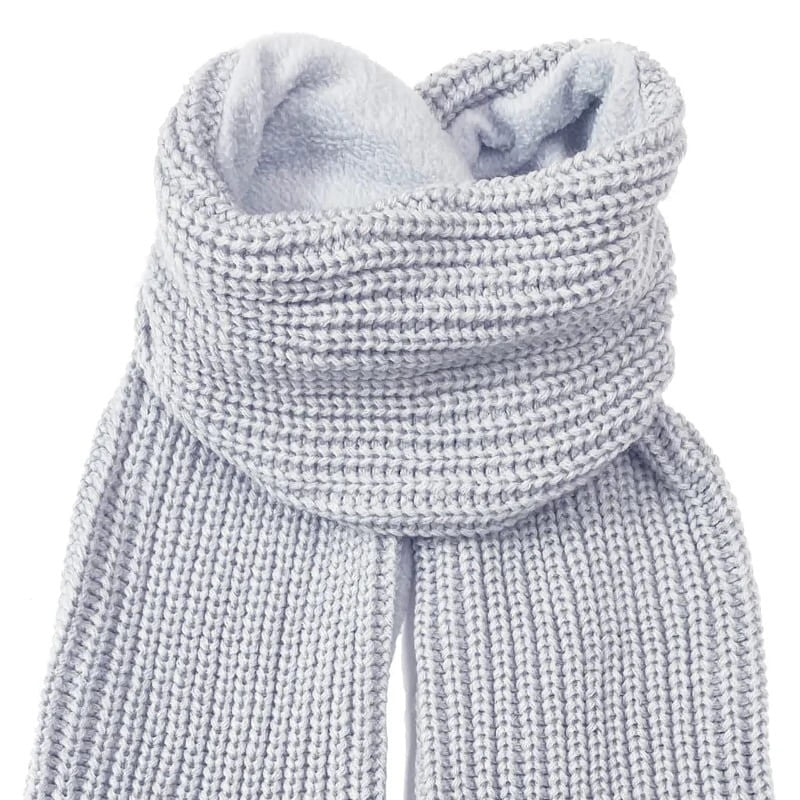 Moonlight Knitted Scarf Grey