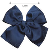 NAVY BLUE 14cm - Hair Clip With Large Grossgrain Bow (Condor)