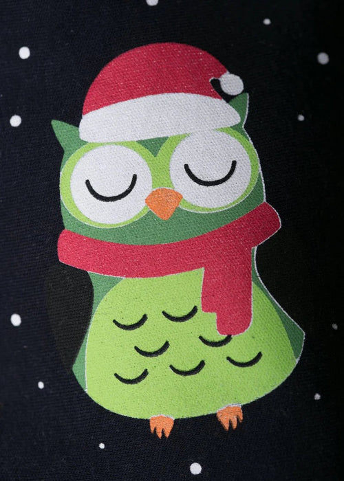 Navy Oliver Owl DribbleBoo Bandana Bib