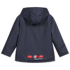 Navy Waterproof Fleece - Lined Raincoat