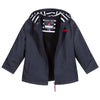 Navy Waterproof Fleece - Lined Raincoat