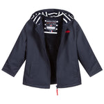 Navy Waterproof Fleece - Lined Raincoat