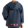Navy Waterproof Fleece - Lined Raincoat