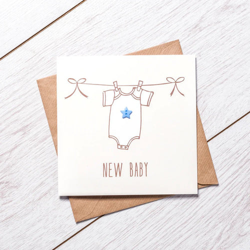 New Baby Boy Card