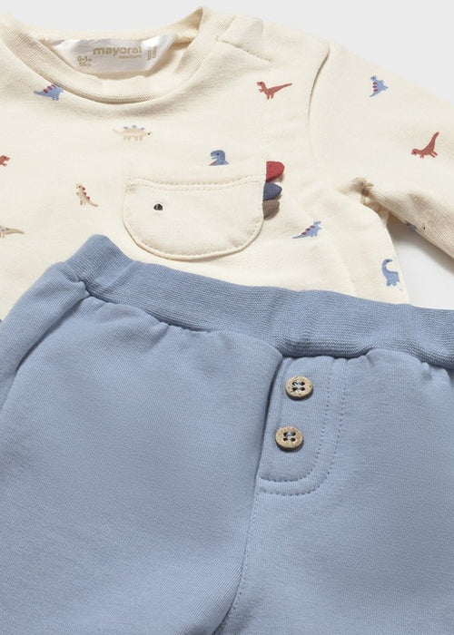 Newborn Boy 2 - Piece Outfit With Dinosaurs