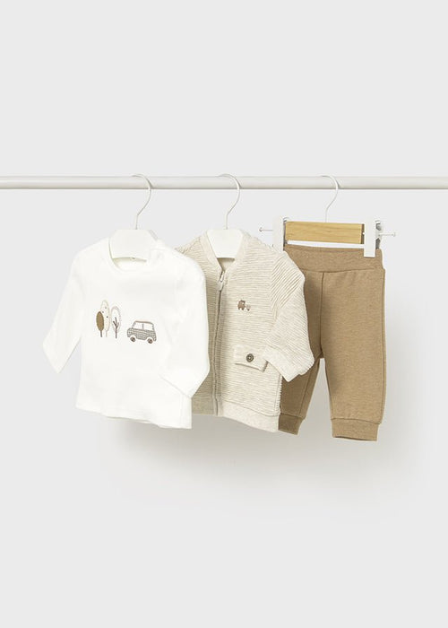 Newborn Boy 3 - Piece Tracksuit with Jacket