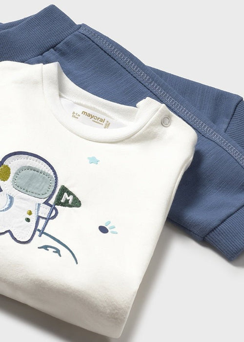 Newborn Boy 3 - Piece Tracksuit With Vest