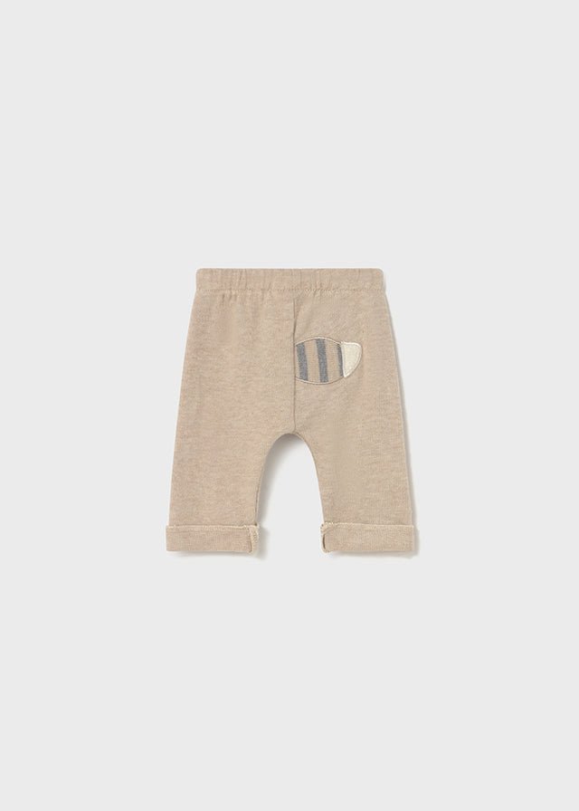 Newborn Boy 3 - Piece Tracksuit With Wolf Motif