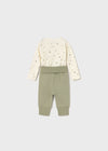 Newborn Boy 4 - Piece Green Knit Set