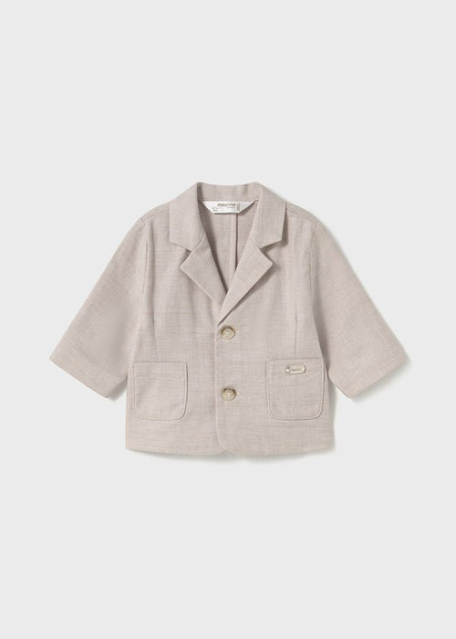 Newborn Boy Beige Blazer