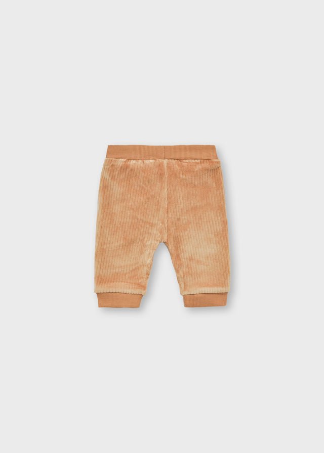 Newborn Boy Beige Corduroy Trousers