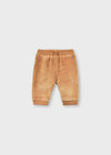 Newborn Boy Beige Corduroy Trousers
