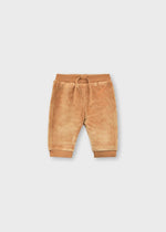Newborn Boy Beige Corduroy Trousers