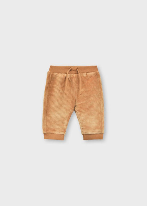 Newborn Boy Beige Corduroy Trousers