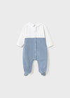 Newborn Boy Bi - Color Babygrow