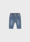 Newborn Boy Blue Basic Jeans