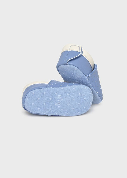 Newborn Boy Blue Bear Booties