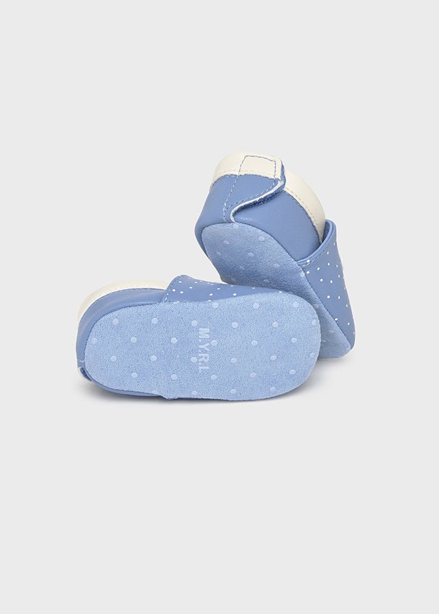Newborn Boy Blue Bear Booties