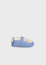 Newborn Boy Blue Bear Booties