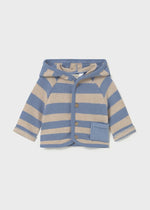 Newborn Boy Blue & Beige Bunny 3 - Piece Tracksuit