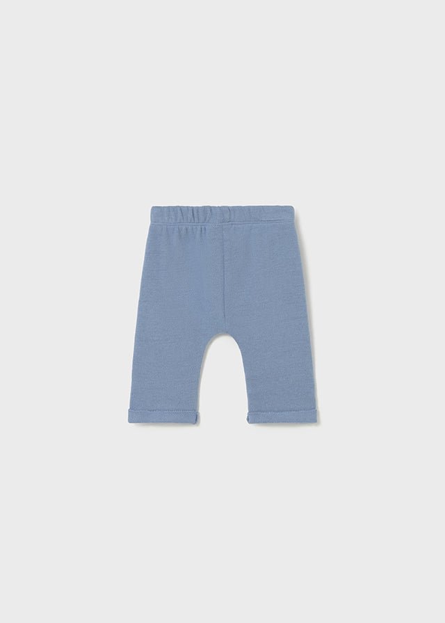 Newborn Boy Blue & Beige Bunny 3 - Piece Tracksuit