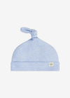 Newborn Boy Blue Zip - Up Coverall & Hat Set