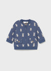 Newborn Boy Bunny 3 - Piece Tracksuit