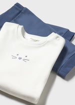Newborn Boy Bunny 3 - Piece Tracksuit