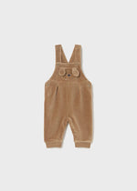Newborn Boy Corduroy Dungarees with Puppy Design