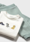 Newborn Boy Dinosaur 3 - Piece Tracksuit