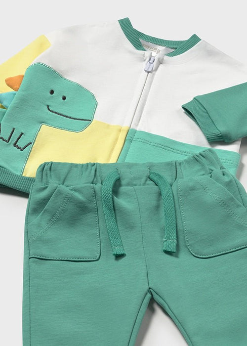 Newborn Boy Dinosaur 3 - Piece Tracksuit Set