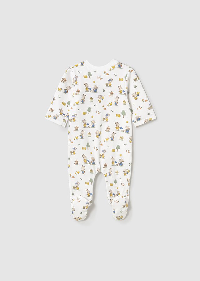 Newborn Boy Embroidered or Printed Sleepsuit