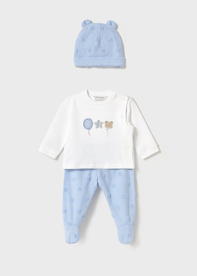 Newborn Boy Hat & Top Set