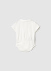 Newborn Boy Ivory Cotton Bodysuit Shirt