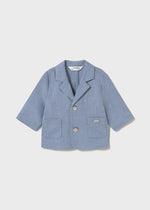 Newborn Boy Light Blue Blazer