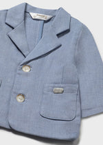 Newborn Boy Light Blue Blazer