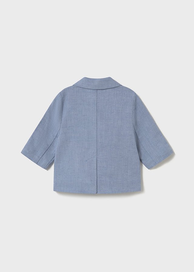 Newborn Boy Light Blue Blazer