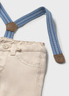 Newborn Boy Long Trousers With Suspenders