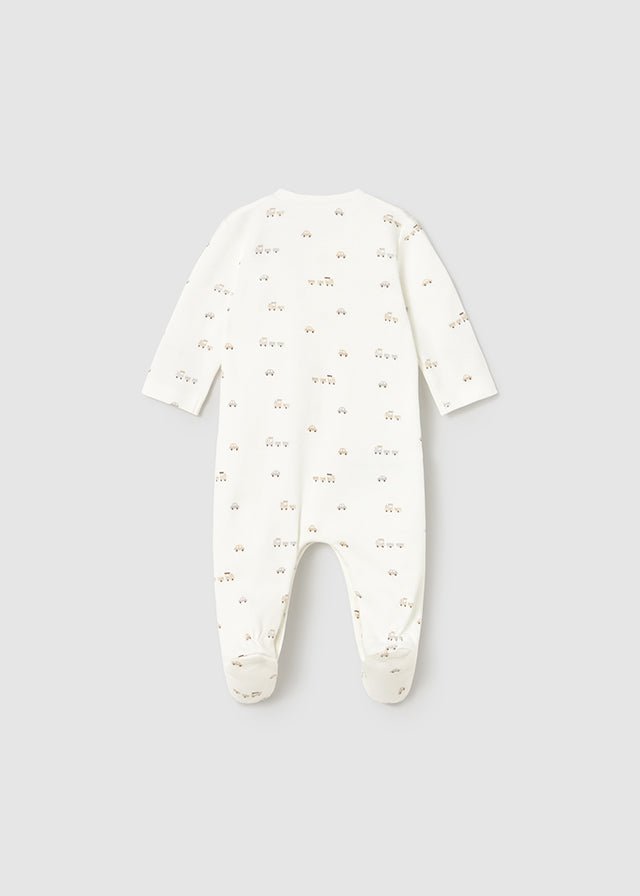 Newborn Boy Printed Babygrow