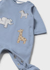 Newborn Boy Safari Friends Babygrow Pyjamas