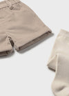 Newborn Boy Shorts & Tights Set