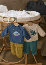 Newborn Boy Space Theme 2 - Piece Pullover & Joggers Set