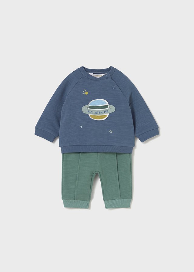 Newborn Boy Space Theme 2 - Piece Pullover & Joggers Set