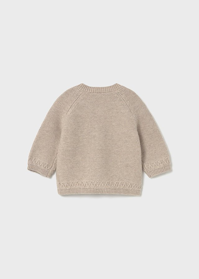 Newborn Boy Thick Winter Wool Cardigan